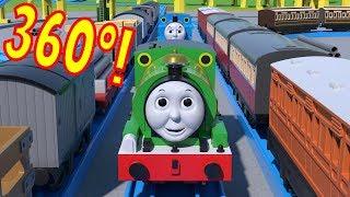 360º TOMICA Thomas and Friends Percys Vicarstown Special A 360º Video with a Story