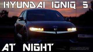  AT NIGHT Hyundai IONIQ 5 Limited EV - Interior & Exterior Lighting Overview + Night Drive