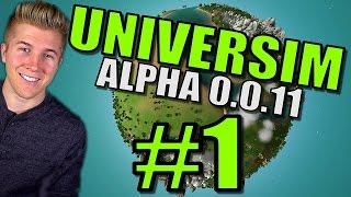 GOD CIVILIZATION GAME  The Universim Let’s Play  Gameplay Part 1 - Alpha 0.0.11