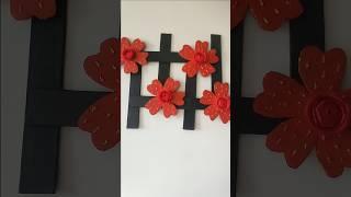 wall hanging decor using card board #shortsvideo #diycrafts #craft #homedecor #papercraft