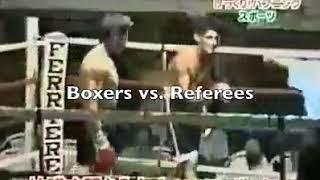 Boxers vs. Referees fight moment in MMA and UFC