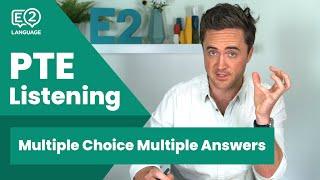 PTE MADE EASY  Listening Multiple Choice Multiple Answers  Questions with Jay