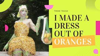 How I Made My Orange Dress  Twink Trash