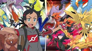 Legendary Pokemon Battle Goh vs Legendary Birds