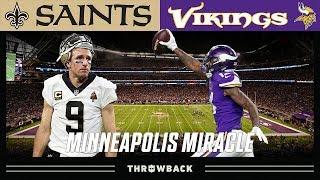 The Minneapolis Miracle Saints vs. Vikings 2017 NFC Divisional