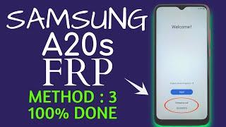 2022 UPDATE Samsung A20s FRP Bypass Android 11 Without PC  No Knox  No Alliance  All Binary Work