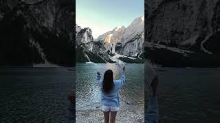 Lago di Braies  #shorts #italy #alps