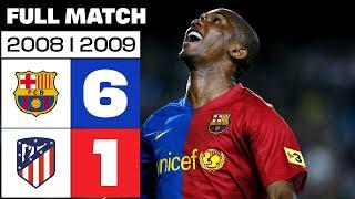 FC Barcelona - Atlético de Madrid 6-1 LALIGA 20082009 FULL MATCH