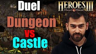 Dungeon vs Castle  Gluhammer Heroes 3 Multiplayer PL