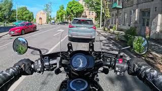 Honda Rebel 1100 Miller Exhaust  POV Ride 4K Professional mic