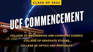 UCF Spring 2022 Commencement  May 7 at 7 p.m.