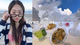 seoul searching in korea ️  solo traveling exploring seongsu cute cafes & kpop stores.