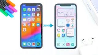 How To Custom App Icons & Widgets On iPhone Home Screen iOS 14