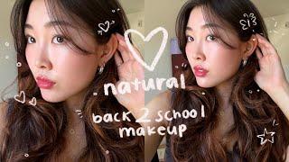 affordable back to school natural makeup tutorial 