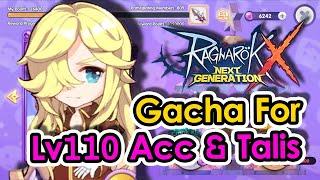 ROX Finally Lv110. Dismantle All My Instance Equip To Gacha Lv110 Acc & Talisman  KingSpade