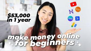 How to Build a $53k Digital Business in 1 Year  *NEW 2024* beginners guide to making money online