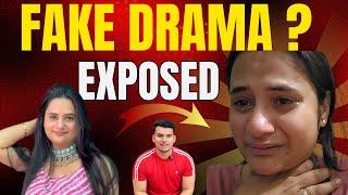 Snappy girl sapna Fake Drama For Sympathy ? @snappygirls02