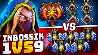 INBOSSIK 1vs9  ЛЮТАЯ ЗАРУБА ОТ ТОП 1 ИНВОКЕРА 