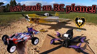 Breaking RCs whats new... Drones planes and RC cars @lionheartfpv