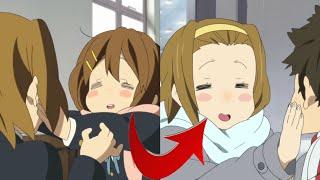 Ritsu learns trick from Yui 【K-ON】