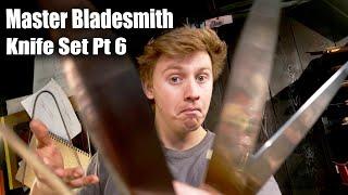 6 Weeks To Make 5 Perfect Knives... -The Road To Mastersmith part6