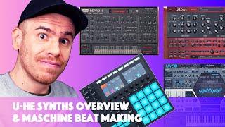 U-He Diva Hive & Repro Overview + Maschine MK3 Beat Making