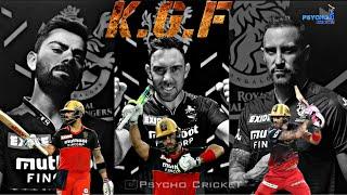 KGF × RCB  Royal challengers bangalore  RCB 2022 status  TATA IPL 2022  virat kohli