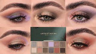 5 LOOKS ANASTASIA BEVERLY HILLS ABH NOUVEAU PALETTE  5 LOOKS 1 PALETTE