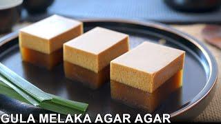 Gula Melaka Agar Agar  Refreshing Palm Sugar Coconut Milk Jelly Dessert