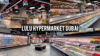 LULU HYPERMARKET DUBAI 2022  4K  GROCERY SHOPPING 