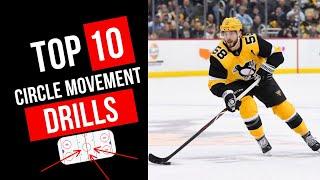 10 Crossovers - Skating Transtiton  Agility Drills for Hockey Players   Powerskating