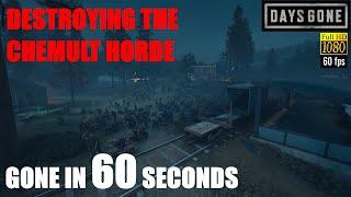 Days Gone PS5 - THE CHEMULT HORDE - Destroying The Chemult Horde In 60 Seconds