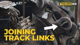 Excavator Track Repair Quick & Easy Way To Join Track Links