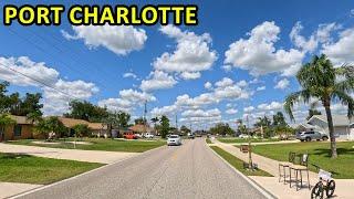 Port Charlotte Florida Driving Through