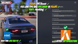 How To Boost FPS & Fix FPS Drops in FiveM GTA V  FiveM Low End PC Fix Lag  FiveM Best Settings