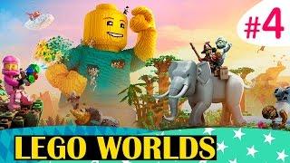 Деревенские наездники - LEGO Worlds с Крисом и Томо - #4