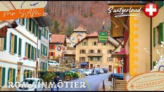 Romainmôtier Switzerland the must-see village 4K Walking Tour