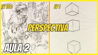 PERSPECTIVA desenhe tudo em qualquer posição  AULA 02 CURSO GRATIS