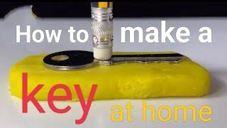 How to make a key at home with super glue How to open a lock with super glue  Key making