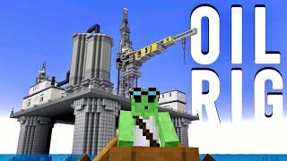 Building An Oil Rig Guardian Farm - Lets Play Minecraft 627