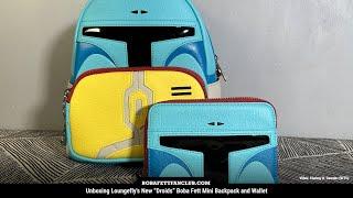 Unboxing Loungeflys New Droids Boba Fett Mini Backpack and Wallet