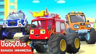 Jangan Khawatir Truk Pemadam Kebakarannya Datang  Lagu Kendaraan Anak  BabyBus Bahasa Indonesia