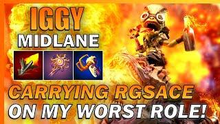 Is it possible I can CARRY THE CEO on my WORST ROLE? feat. RGSACE - Predecessor Iggy Mid Gameplay