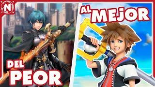 Del PEOR al MEJOR TODOS los PERSONAJES DLC de SMASH BROS - Sora Banjo & Kazooie Steve y más