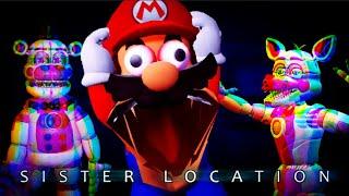 Mario Plays Five nights at freddys Sister location