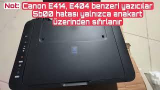 Canon E414 E404 Atık keçe ped Değiştirmek