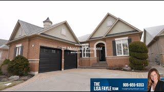 Lisa Fayle Just Listed  27 Montana Crescent Whitby  Whitby Homes For Sale