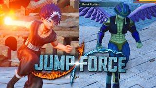 JUMP FORCE Hiei & Meruem ALL Special Moves & Awakening Techniques