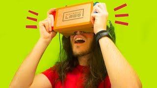 REALTÀ VIRTUALE SU SWITCH CON LABO Unboxing Montaggio e Test di Nintendo Labo 4 VR