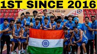 FIBA U18 Asia Cup India create history by reaching quarterfinals beating 2nd seed Lebanon